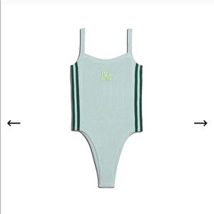 NWT Ivy Park Medium Mint Green Tank Bodysuit